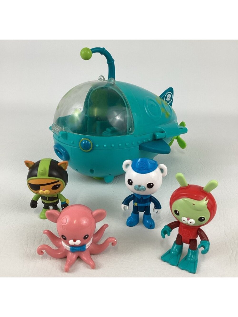 Octonauts Gup A Deluxe Vehicle Kwazii Tweak Captain Barnacles w Figures Bundle